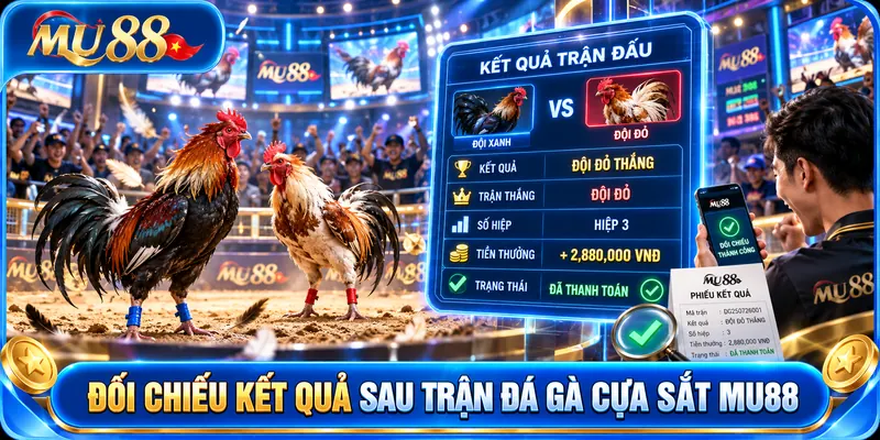 Đối Chiếu Kết Quả Sau Trận Đá Gà Cựa Sắt MU88