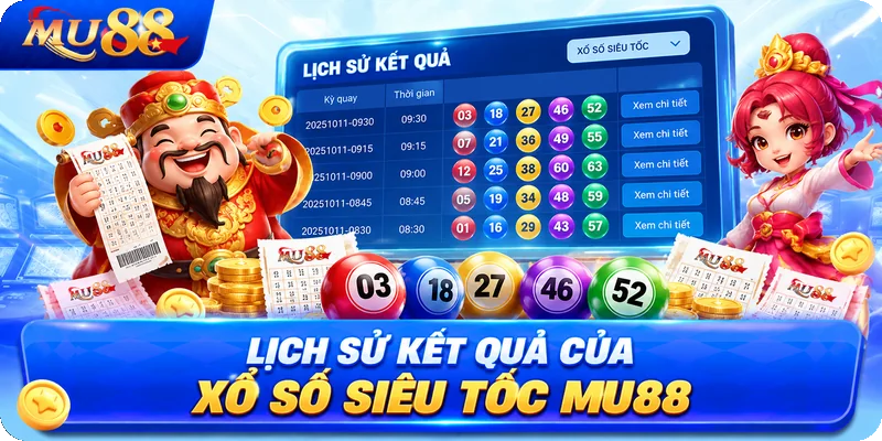 Lịch Sử Kết Quả Của Xổ Số Siêu Tốc MU88